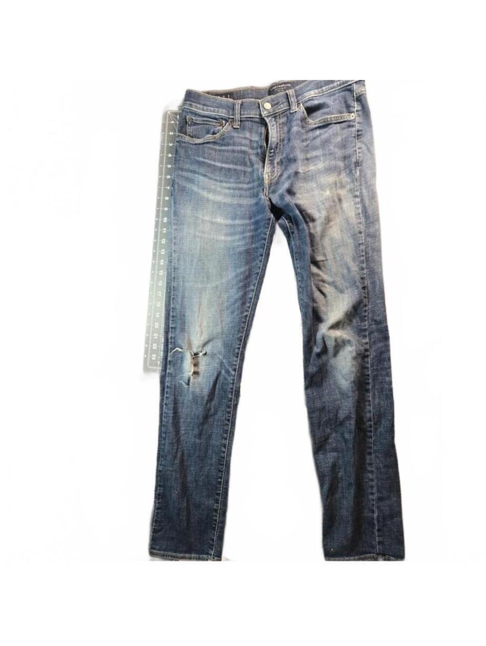 Lucky Brand 121 Slim Straight Blue Denim Jeans Men's Size 32x34